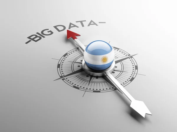 Concetto di Big Data Argentina — Foto Stock