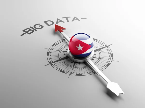 Cuba Big Data Concept — Stock Photo, Image