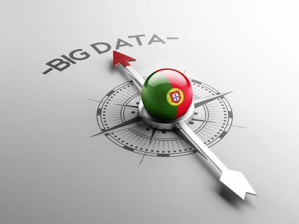 Portogallo Big Data Concept — Foto Stock