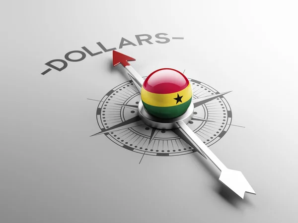 Ghana Dollars Concep — Stock Photo, Image