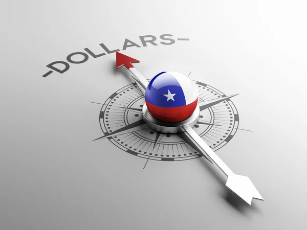 Chile dollar koncept — Stockfoto