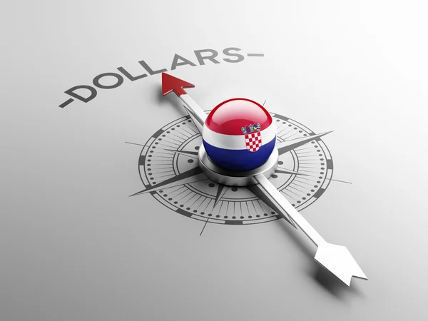 Kroatië Dollars Concept — Stockfoto