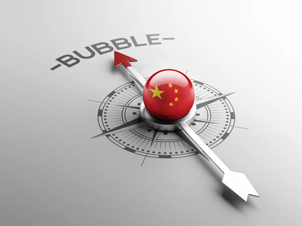 Kina bubblan koncept — Stockfoto