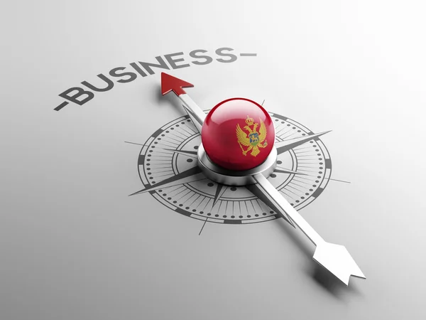 Montenegró üzleti koncepció — Stock Fotó