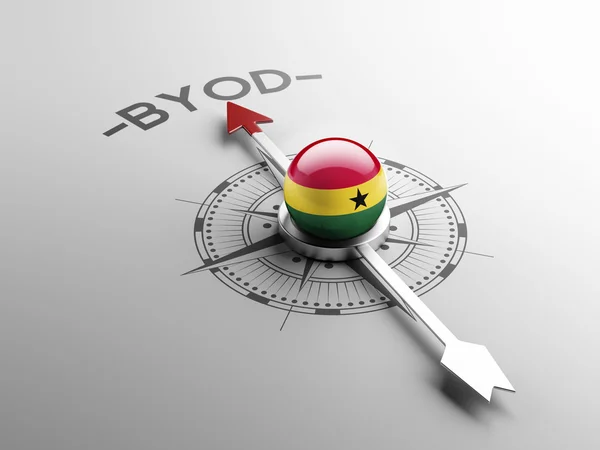 Concepto de Byod de Ghana —  Fotos de Stock