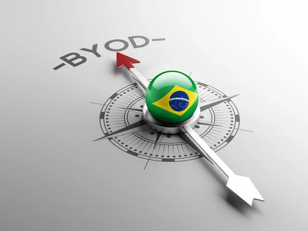 Brazilië Byod Concept — Stockfoto