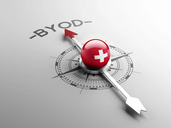 Zwitserland Byod Concept — Stockfoto