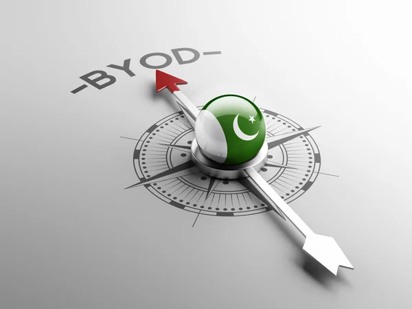 Concetto di Byod Pakistan — Foto Stock