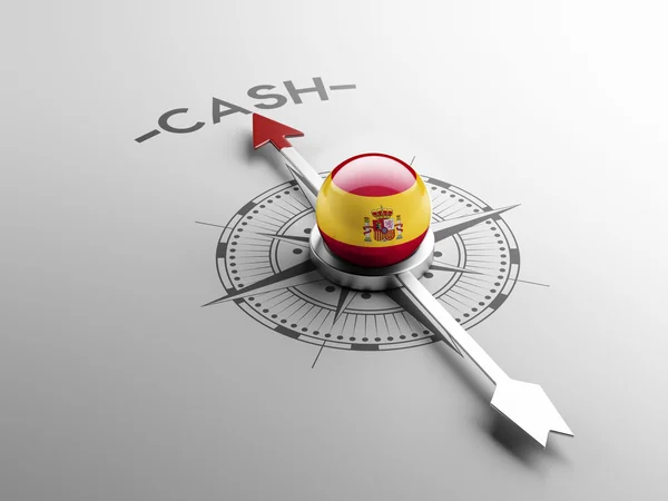 España Cash Concept — Foto de Stock