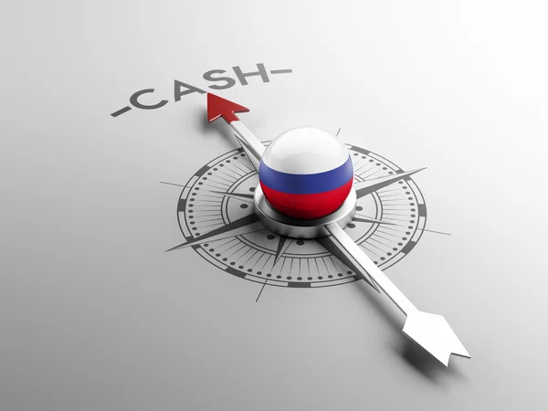 Rusland contant geld concept — Stockfoto