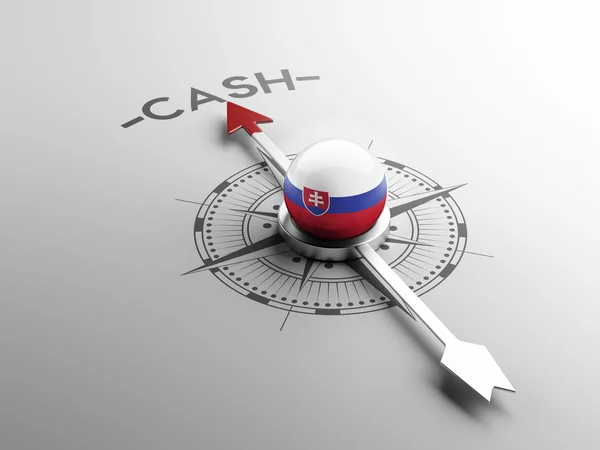 Slovakia Cash Concept — Stock Photo, Image