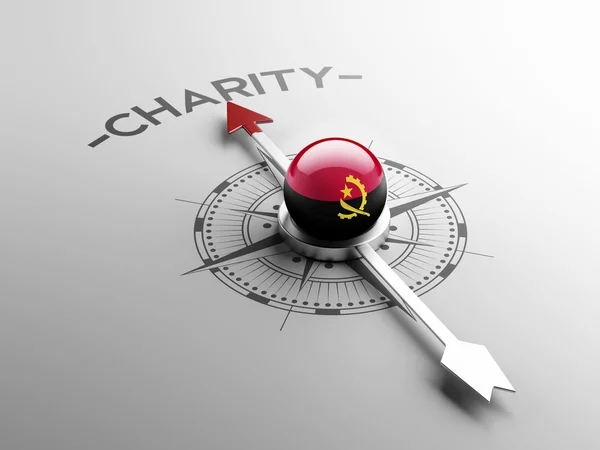 Pojem Charity Angola — Stock fotografie