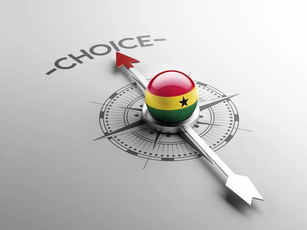 Ghana Choice koncept — Stockfoto