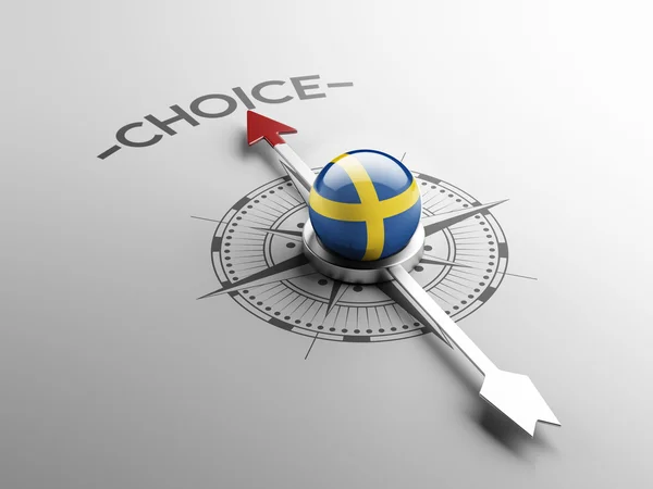 Sverige Choice koncept — Stockfoto