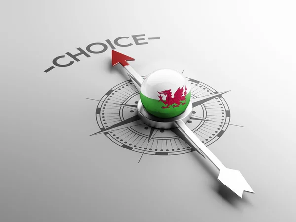 Wales choice konzept — Stockfoto