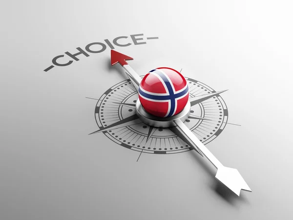 Norway Choice Concept — Stock Photo, Image