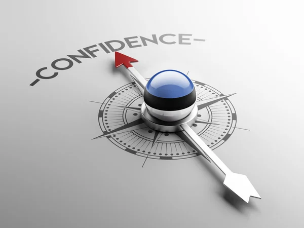 Estonia Confidence Concept — Stock Photo, Image