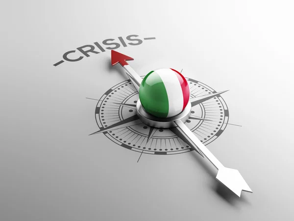 Italia Concetto di crisi — Foto Stock