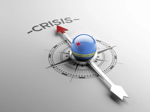 Aruba  Crisis Concept — Stock Photo, Image