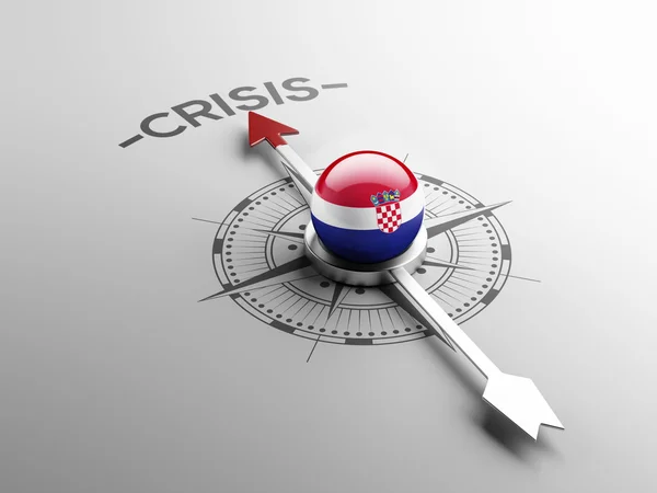 Croatia  Crisis Concept — Stock Photo, Image