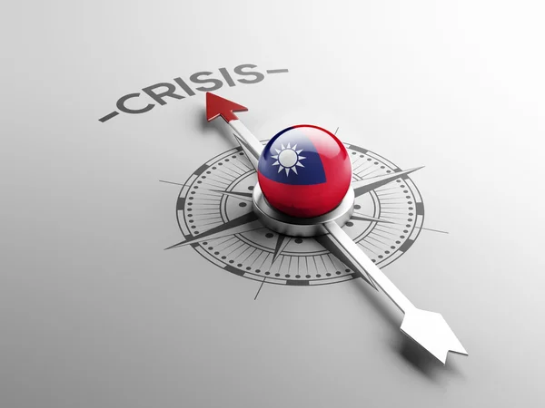 Concept de crise à Taiwan — Photo