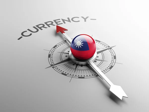 Концепция валютного курса Тайваня — стоковое фото