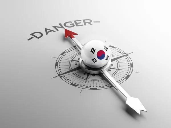 South Korea Compass Concept — Stock Photo, Image