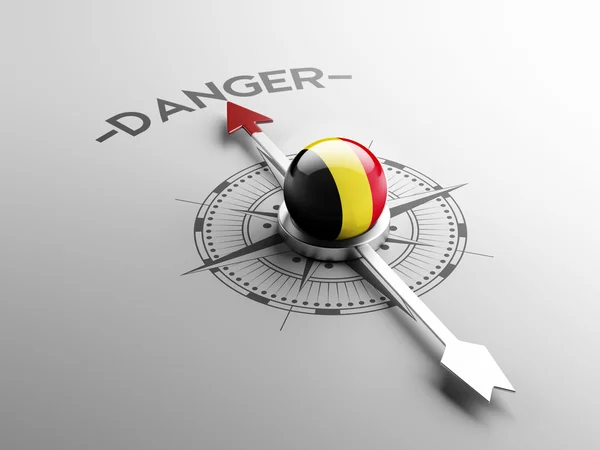 Belgium Danger Concept — Stock Photo, Image