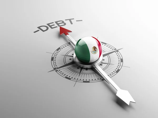 Mexique Concept de la dette — Photo