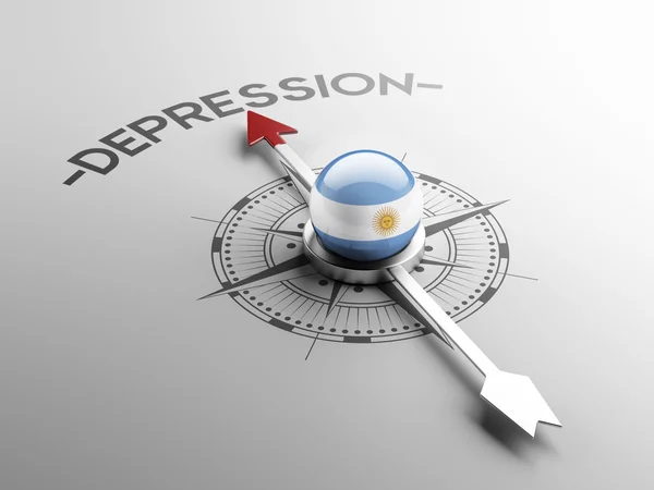 Argentina Depression Concept — Stock Photo, Image