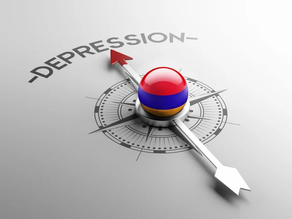 Armenien Depression koncept — Stockfoto