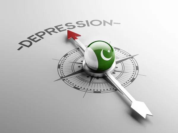 Pakistan Depression koncept — Stockfoto