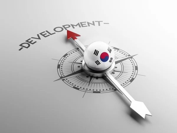 South Korea Compass Concept — Stock Photo, Image