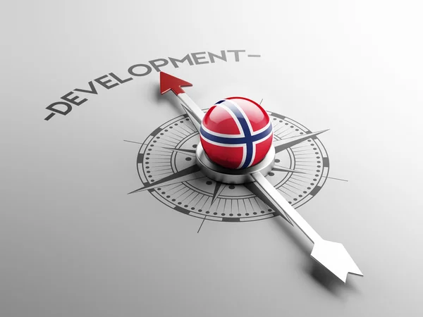 Noruega Concepto de desarrollo — Foto de Stock