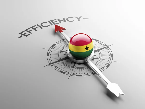 Begrepet "Ghana Efficiency" – stockfoto