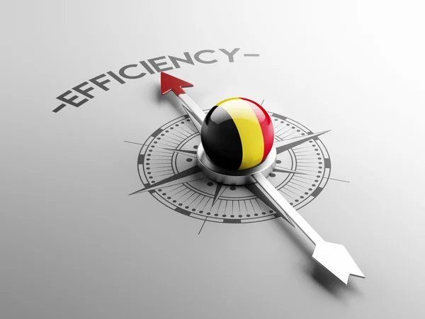 Belgium Efficiency Concept — Stock Photo, Image