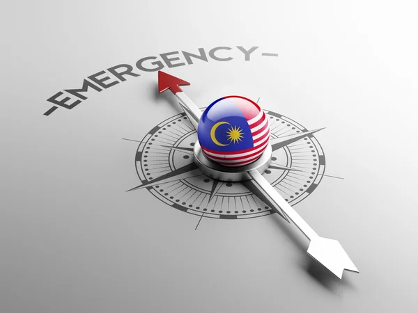 Malaysia Emergency Concept — Stock Photo, Image