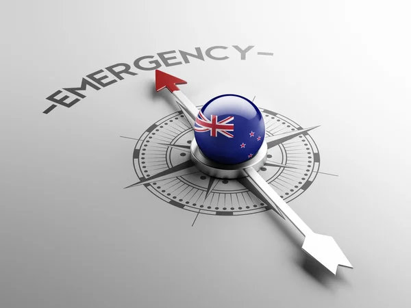 Concept d'urgence Nouvelle-Zélande — Photo