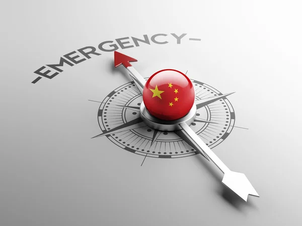 Concepto de emergencia de China — Foto de Stock