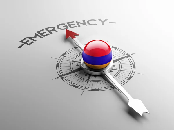 Armenia Emergency Concept — Stock Photo, Image