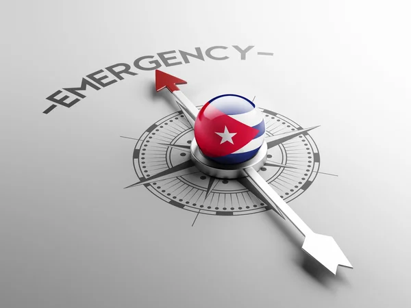 Cuba Emergency Concept — Stock Photo, Image