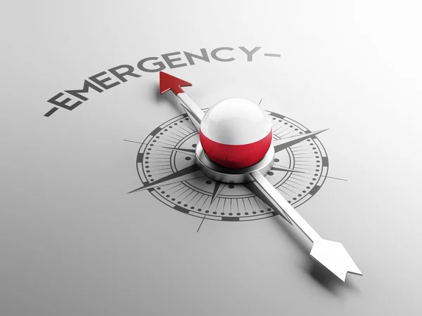 Poland Emergency Concept — Stock Photo, Image