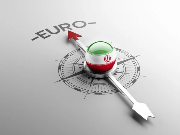 Irán Euro Concepto —  Fotos de Stock