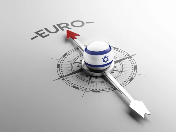 Conceito de Israel Euro — Fotografia de Stock
