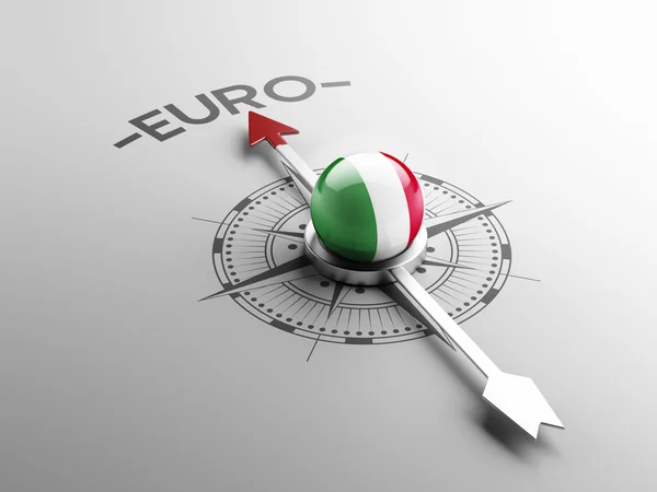 Italia Concetto Euro — Foto Stock