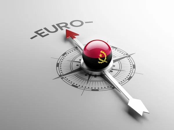 Ангольская концепция евро — стоковое фото