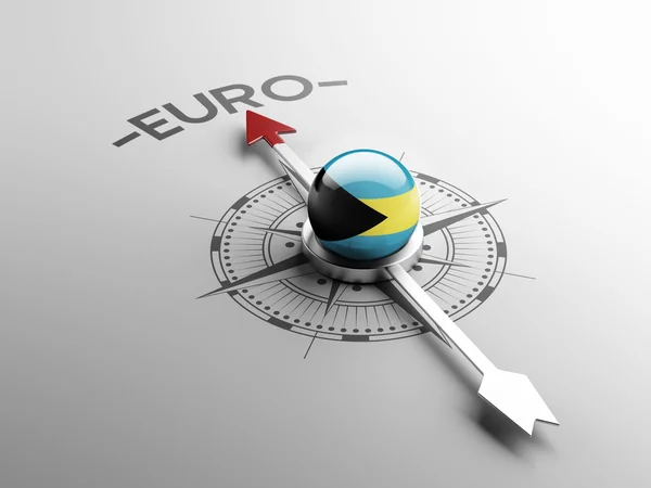 Bahamas Euro Concepto — Foto de Stock