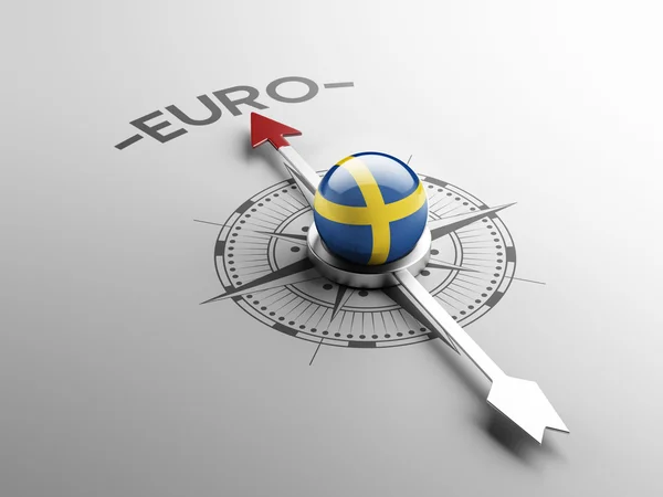 Svezia Concetto Euro — Foto Stock