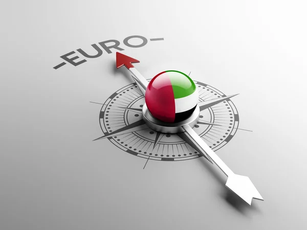 Emirados Árabes Unidos Euro Concept — Fotografia de Stock