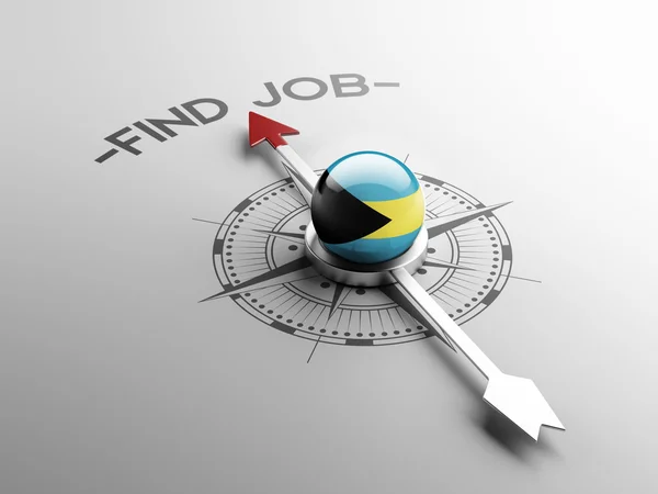 Bahamas Trouver un emploi Concept — Photo